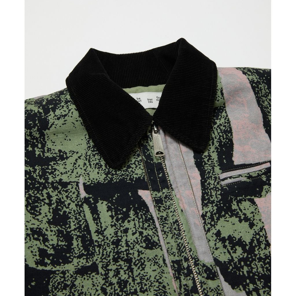 BAL COTTON CANVAS STEALTH POCKET WORK JACKET | MAROON WEBSTORE