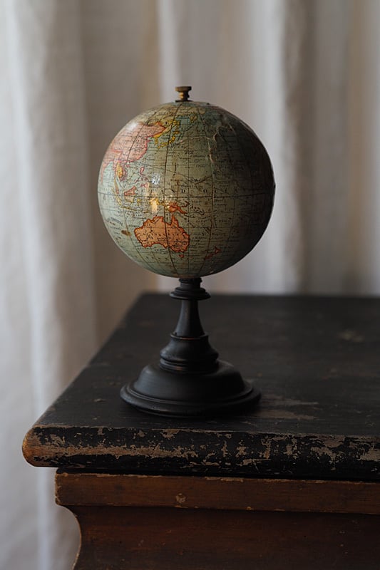 小さな地球儀-antique globe objet | アンティーク.ヴィンテージ家具