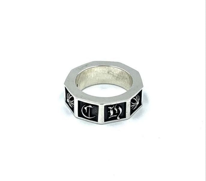 CHROME HEARTS クロムハーツ ALPHABET BLOCK RING 指輪