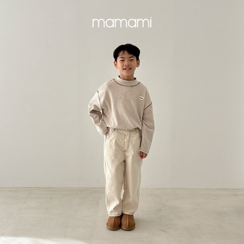 Jr. / mamami.  2024 mozzi stitch pollar T〔ウインターステッチT〕