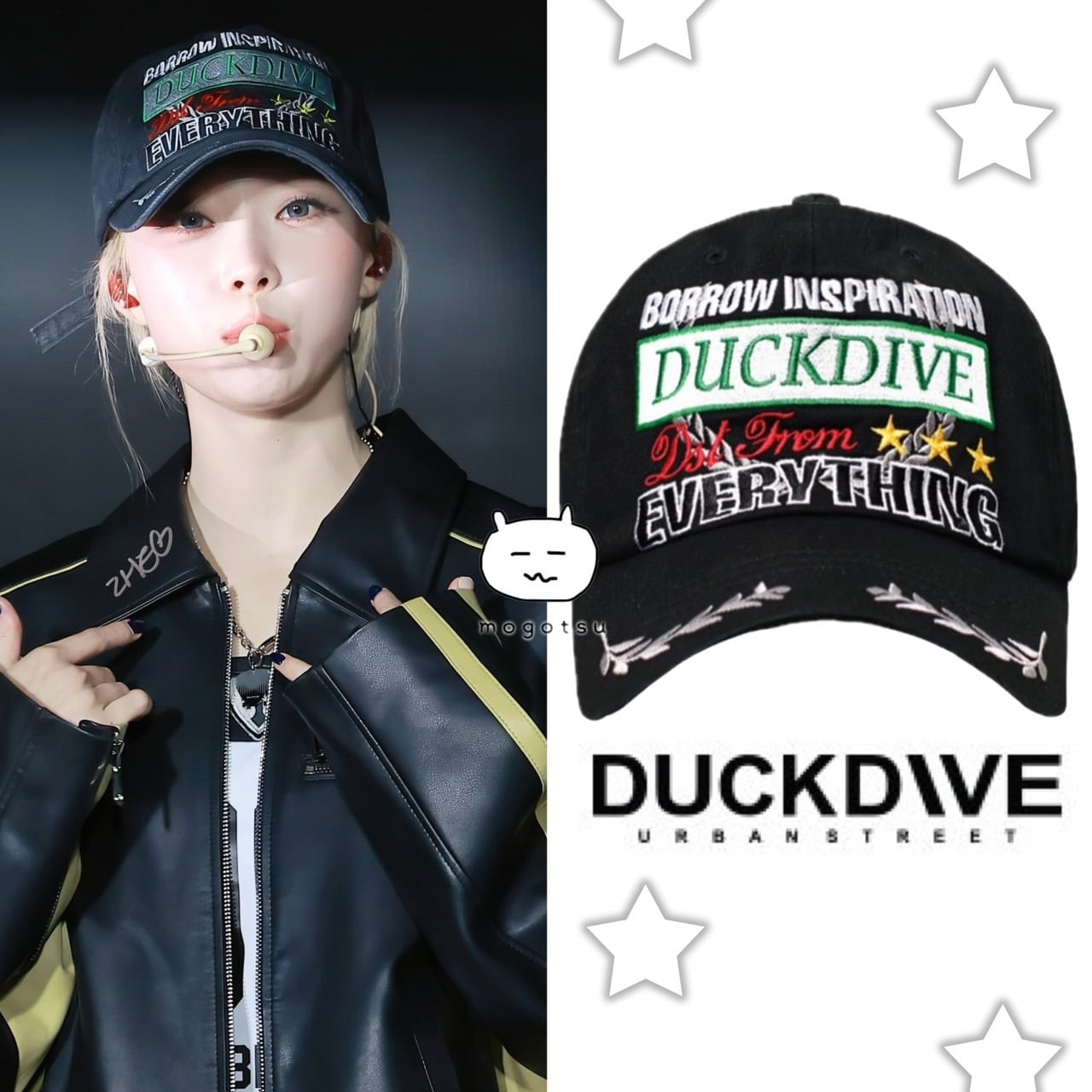 【DUCKDIVE】Laurel Wreath Graphic Cap〜キャップ#NewJeans着用 ☆aespa ウィンター 着用!!【DUCKDIVE】laurel graphic cap