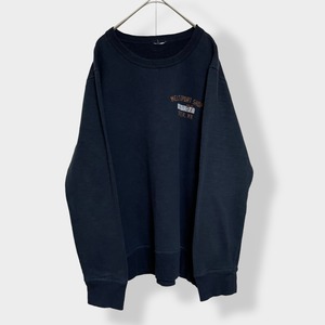 【USA古着】スポーツ用品店 ワンポイントロゴ  プリント スウェット トレーナー プルオーバー アドバタイジング M相当 US古着