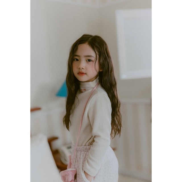 《予約》night bebe ¨ milky half-neck t