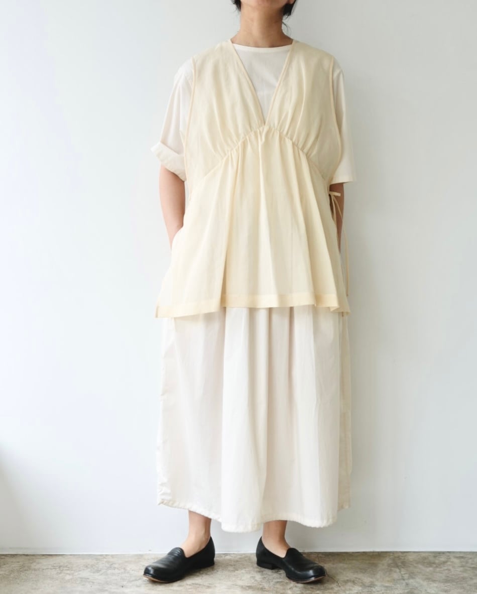 TENNE HANDCRAFTED MODERN オーガンジー2WAYショートドレス | Vie