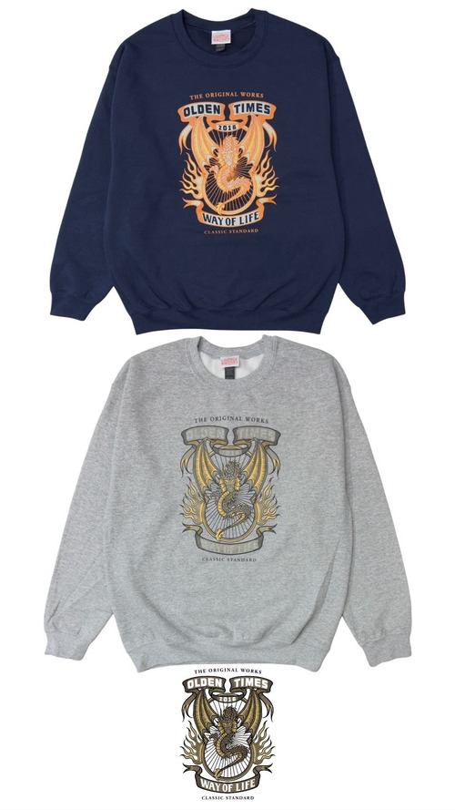 【10月31日(土)午前10時より販売開始】FIRE DRAGON CREW NECK SWEAT SHIRT