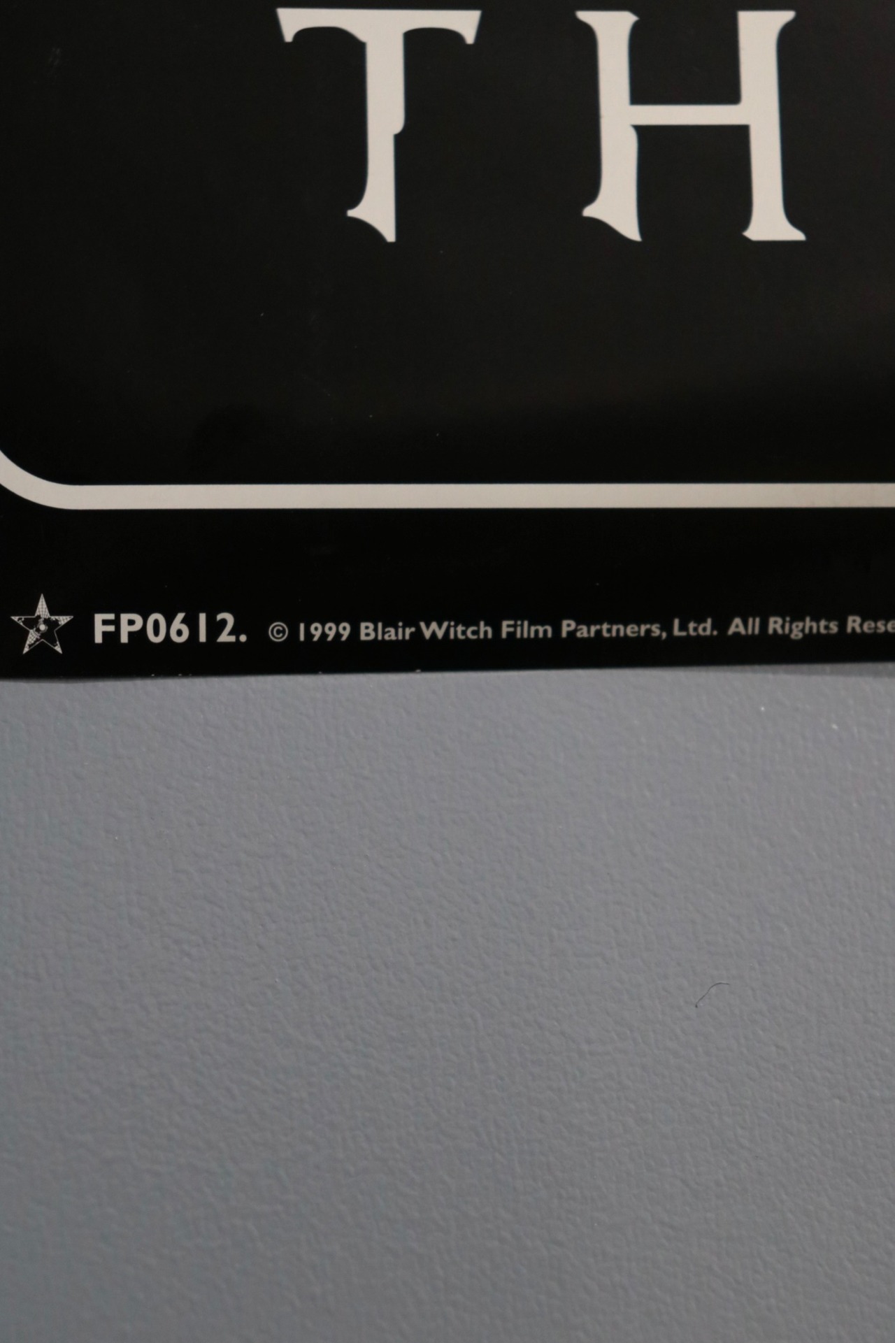 The Blair Witch Project 1999 U.K. poster