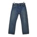 LEVIS / リーバイス90s バレンシア工場製 555 47501-0117 1947年復刻 501XX 革パッチデニムパンツ
