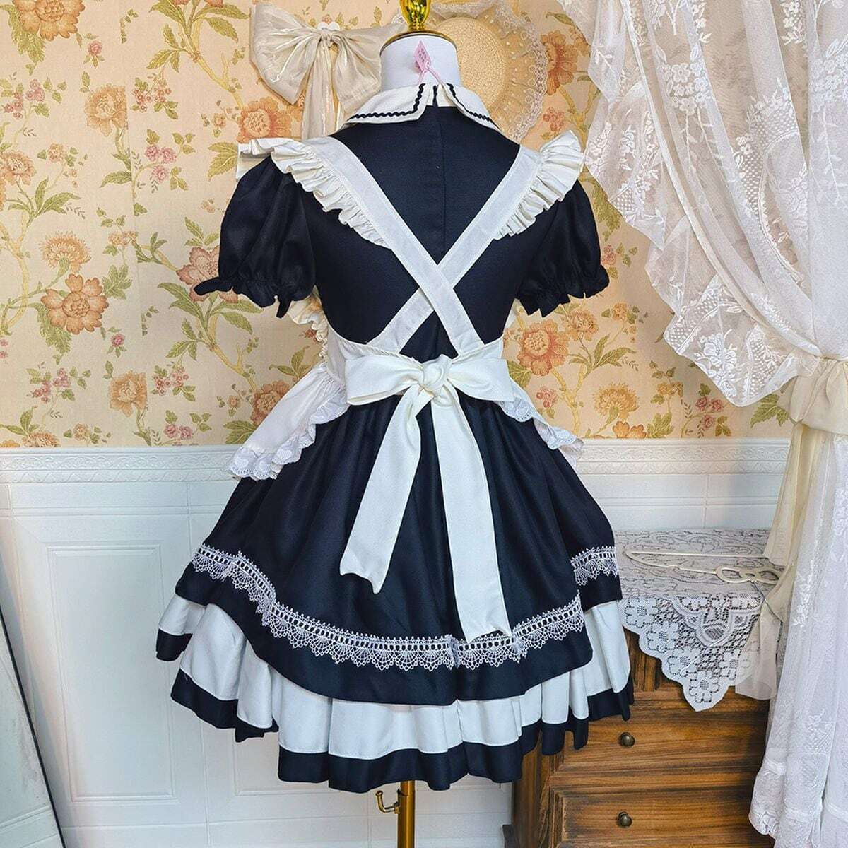 ヴィクトリアンメイド服 メイドワンピ メイドカフェ コンカフェ衣装