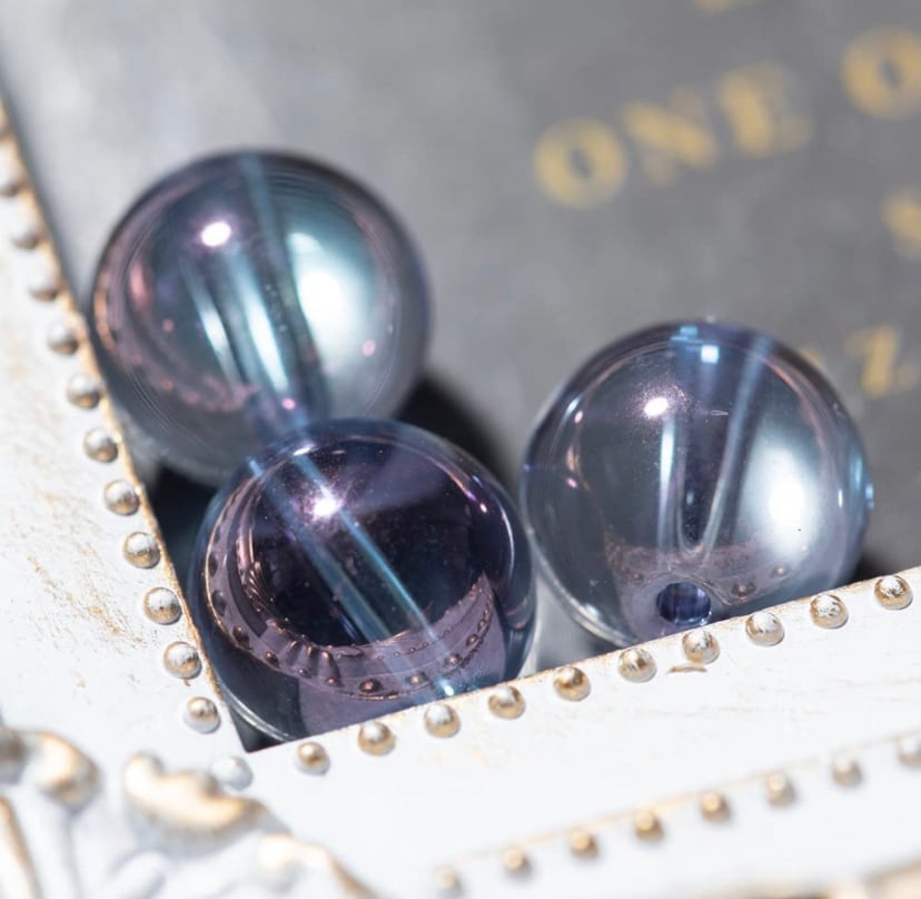 AAA コスモオーラ 水晶 ブルー 虹色 クリスタル パワーストーン 天然石