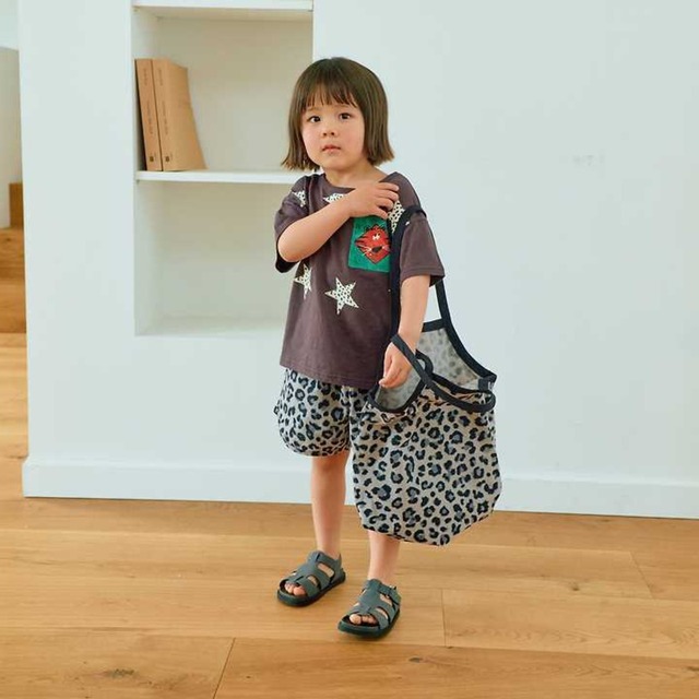 《予約》1st blue ¨ leopard star print T ¨ 2nd 26summer
