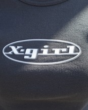 【X-girl】EMBLEM OVAL LOGO L/S BABY TEE【エックスガール】