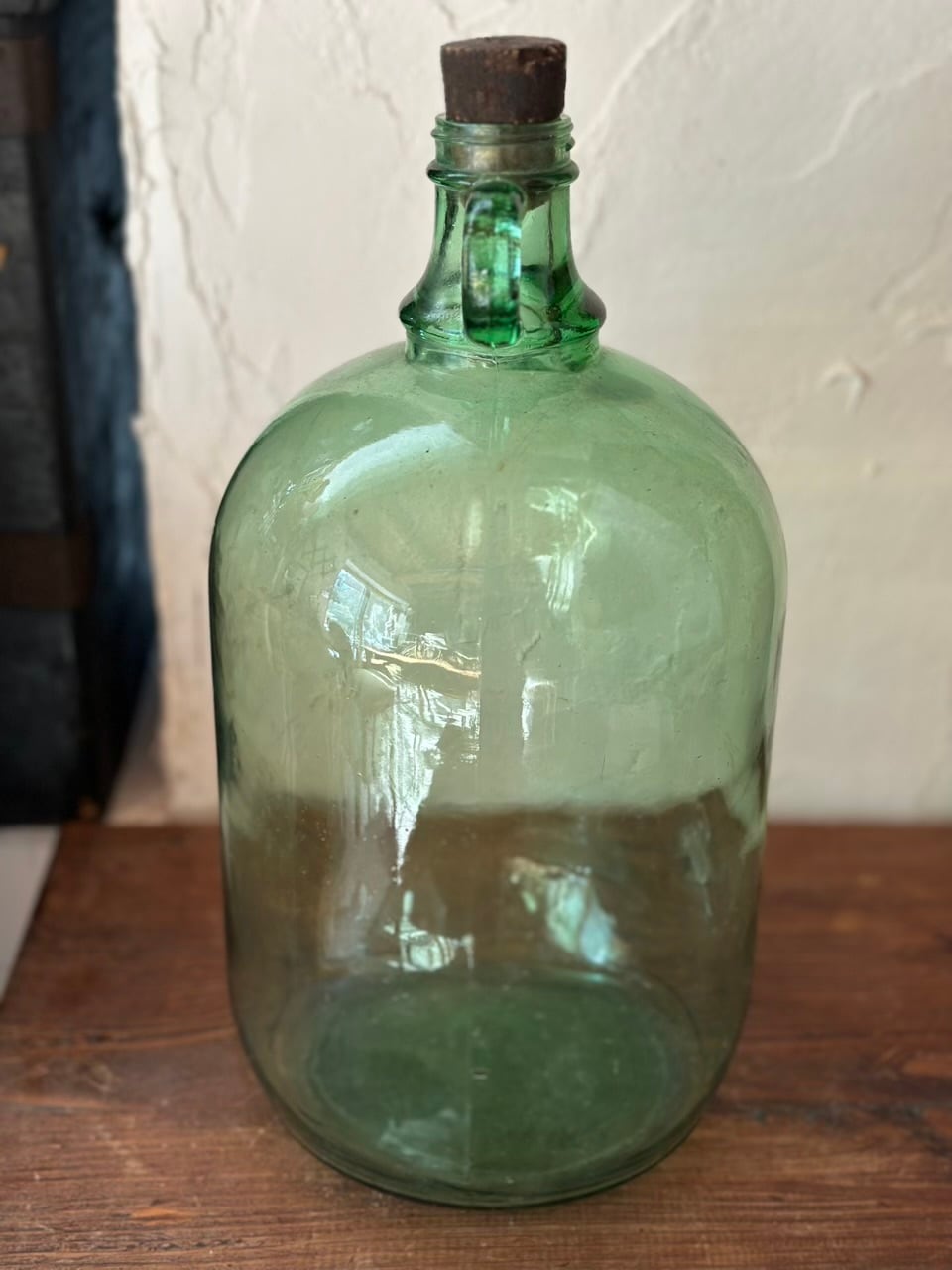 ハンドル付きガラスボトル デミジョンボトル ダミジャン | Brocante de