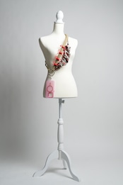 3way tartan strap Beige