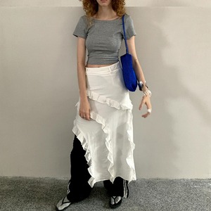 Asymmetrical Irregular Lace Skirt
