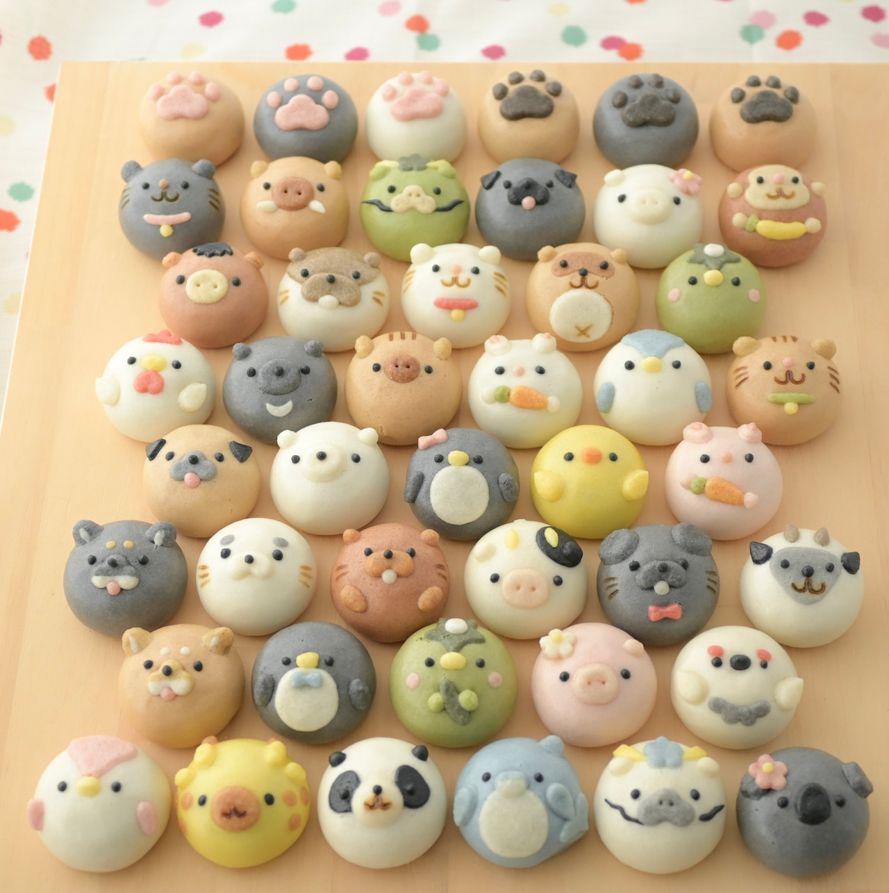 【選べる】まんまる動物まんじゅう1個入