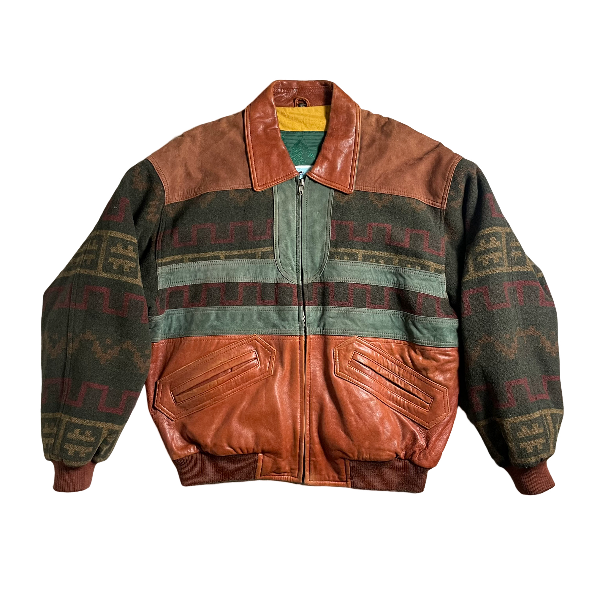 WOOL×LEATHER SPECIAL DESIGN BLOUSON