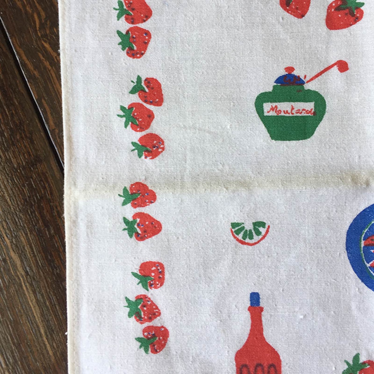 キッチンクロス　ループ付き　トーション　お菓子作りの道具　フランス　キッチン 12CLan13-1