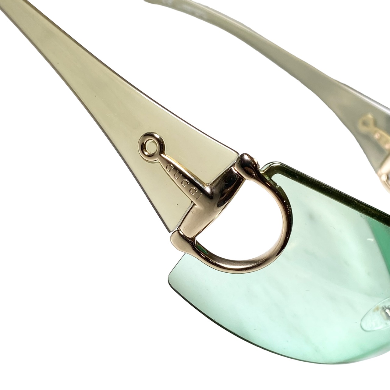 GUCCI “Bit” design shield type sunglasses