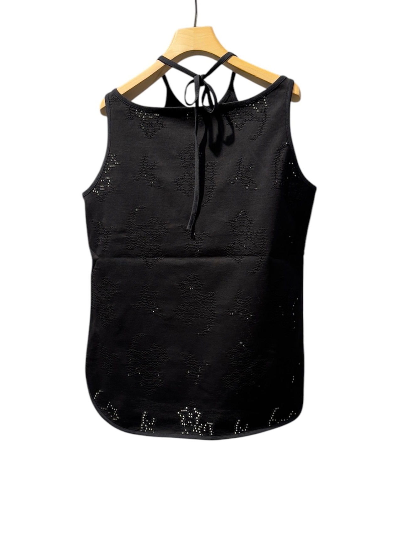 【25SS】Mame Kurogouchi マメ クロゴウチ / Eyelet Jersey Jacquard Sleeveless Top / トップス - 2