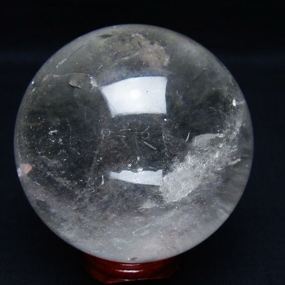 水晶 丸玉 71mm スフィア 置物 水晶玉 一点物 151-8983
