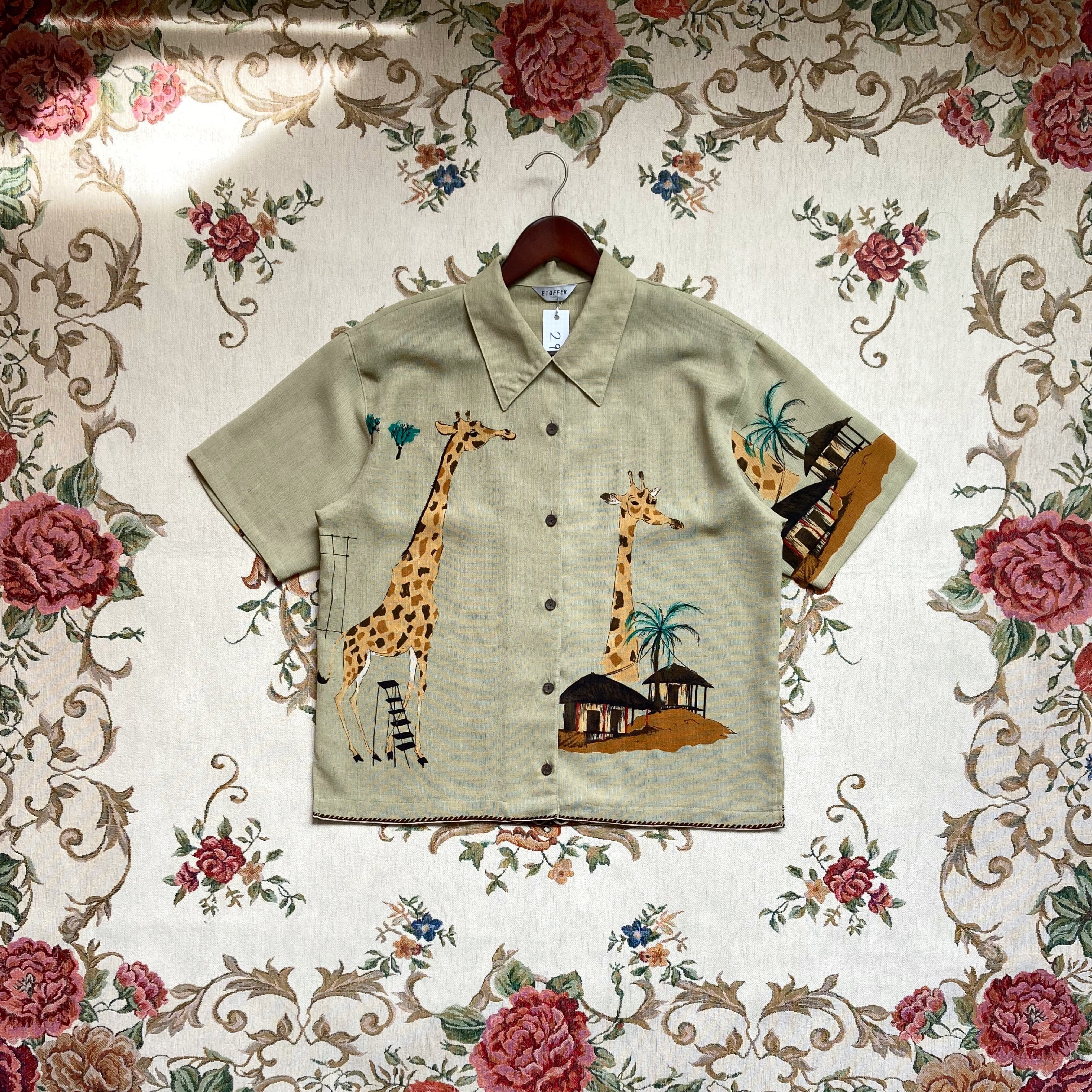 JAPAN vintage giraffe shirt【YouTube着用】