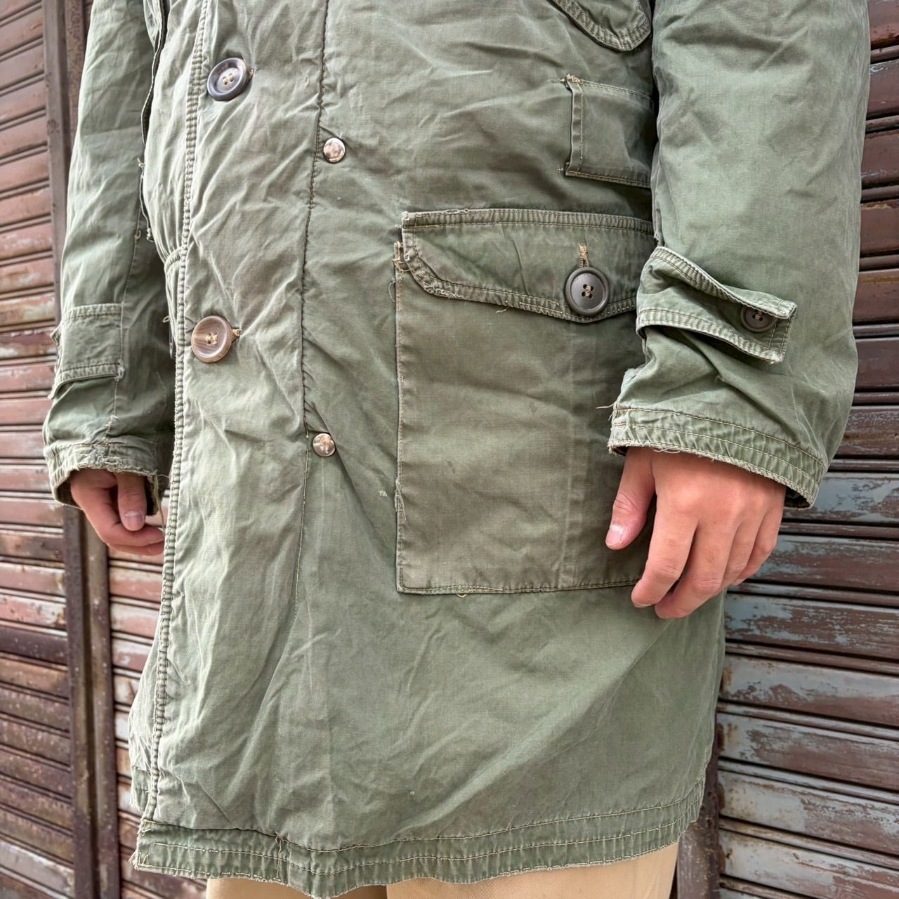 60s イタリア製 M47 モッズコート ライナー付き フィールドパーカー L