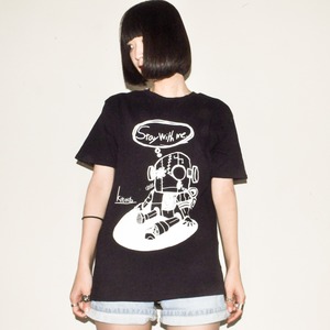 T-shirt ロボット(黒)