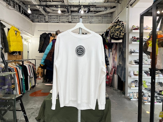 NIKE × STUSSY LINK LS TEE WHITE MEDIUM DD3344-121 33864