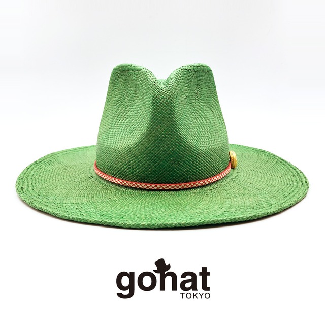 Panama FEDORA HAT / グリーン 緑 帽子 ハット HAT フェドラ