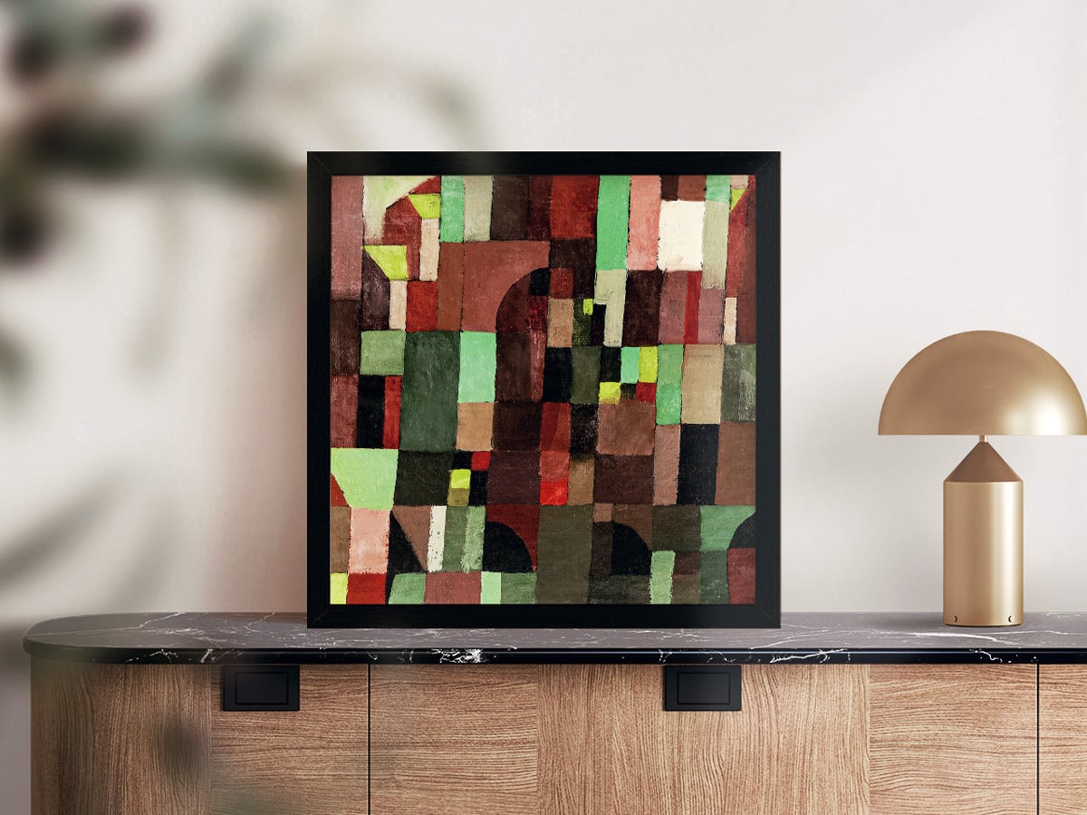 OUTLET [額縁付き] Architecture red-green パウル・クレー アート