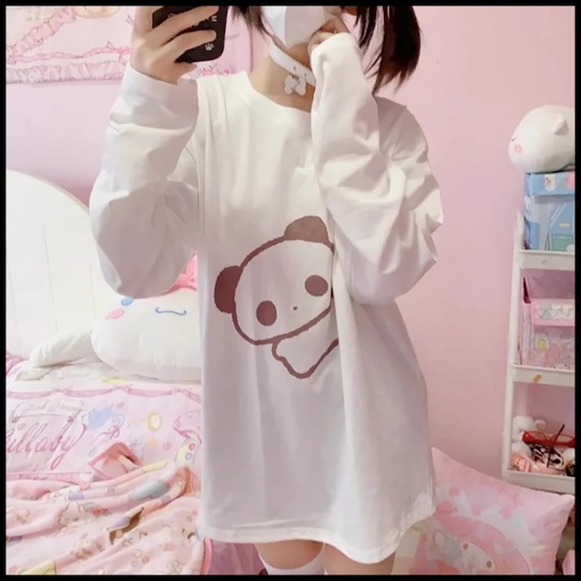 【お取り寄せ】ゆめかわ ゆるパンダ Tシャツ