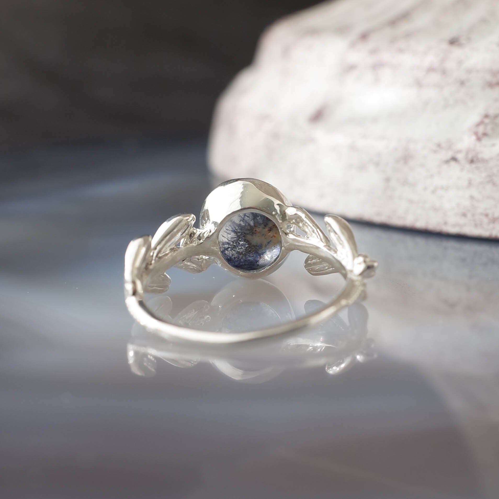 Dumortierite in Quartz デュモルチェライトインクォーツ リング-2
