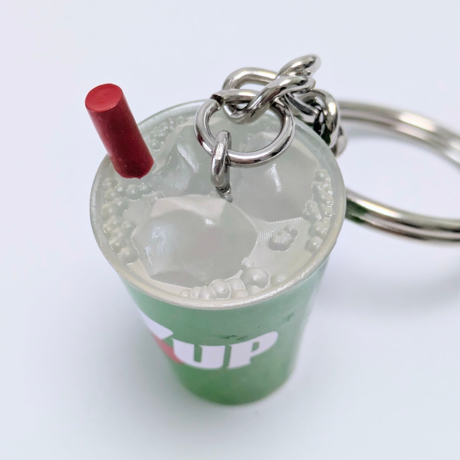【 ドリンクカップ3Dキーホルダー 】 PEPSI / 7up〚アメリカン雑貨 アメトイ〛