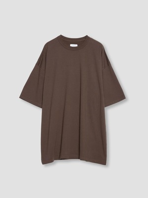 UNDECORATED　Hi-Gage Cotton Jersey S/S T-shirt　BROWN　UDB101