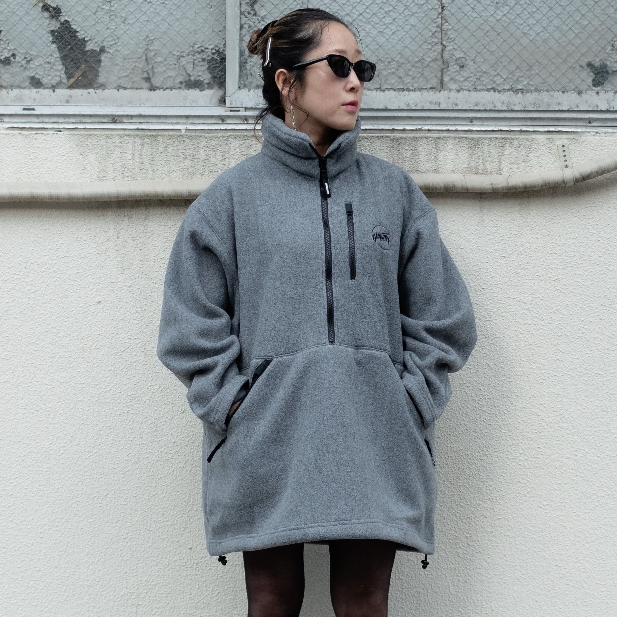 HOLIDAY】 classic fleece anorak dress | olaf