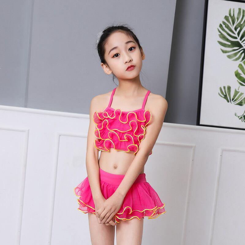 水着 ビキニ フリル シースルー 韓国子供服 海外子供服 baby kids 1歳  
