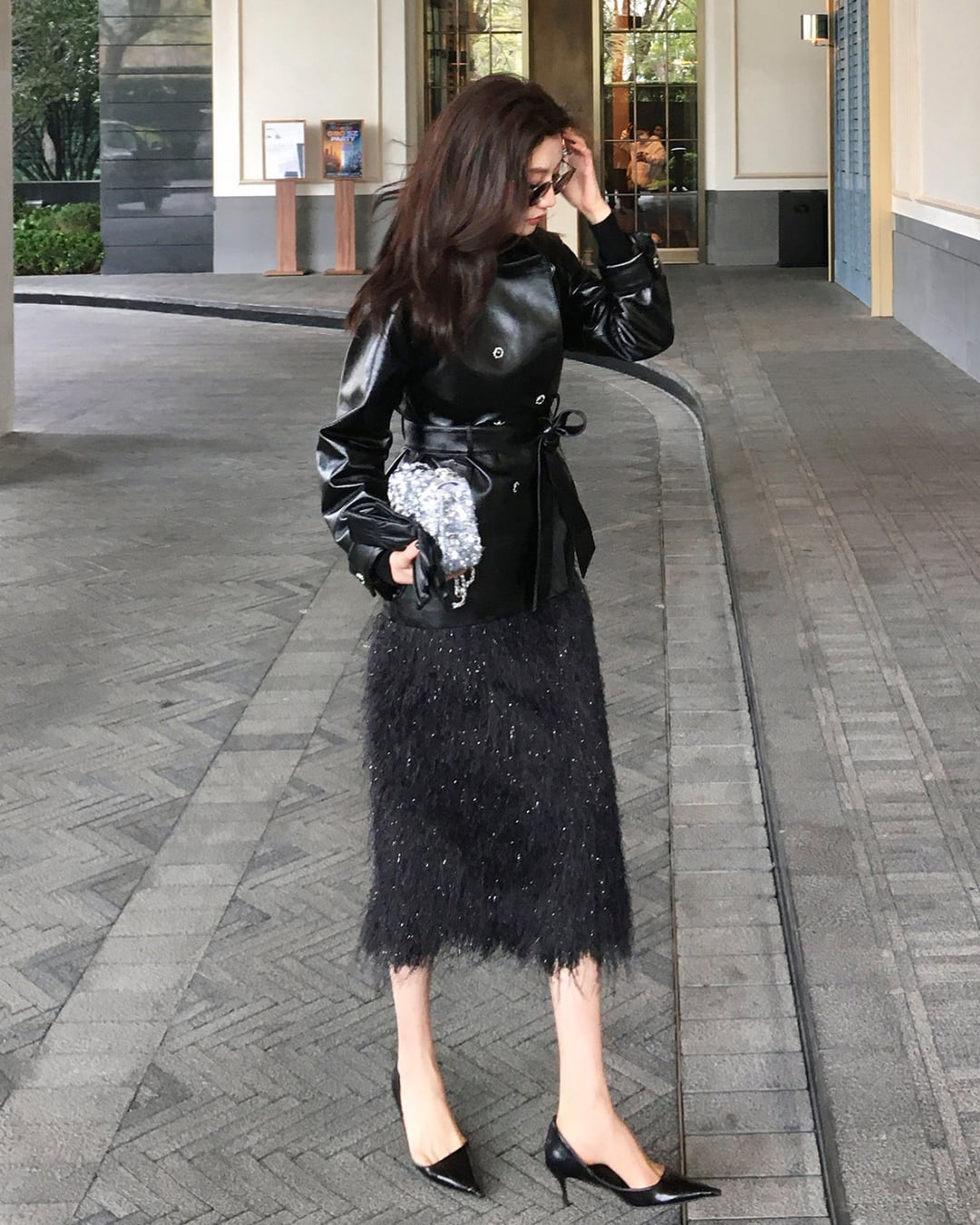 フリンジミディスカート S26051