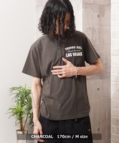 ◆フロッキー刺繍 ヘンリーネック Tee◆ms-9255-121