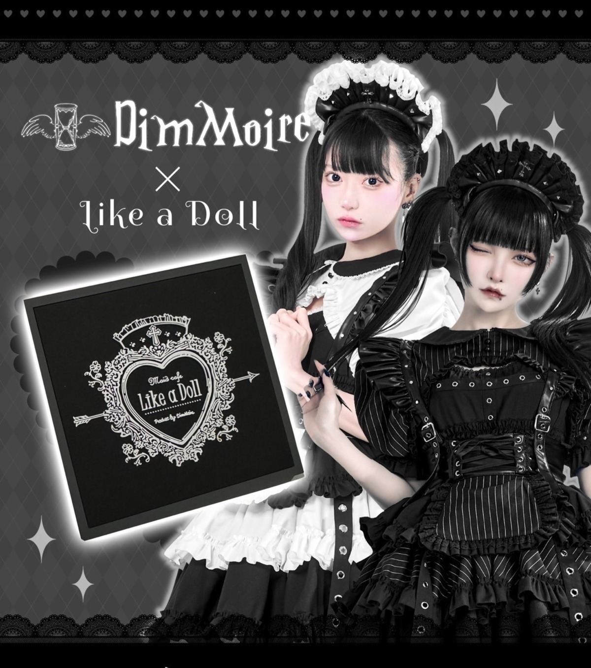 DimMoire ディムモアール 絶メイドワンピース 地雷 ロリータ ゴスロリ 