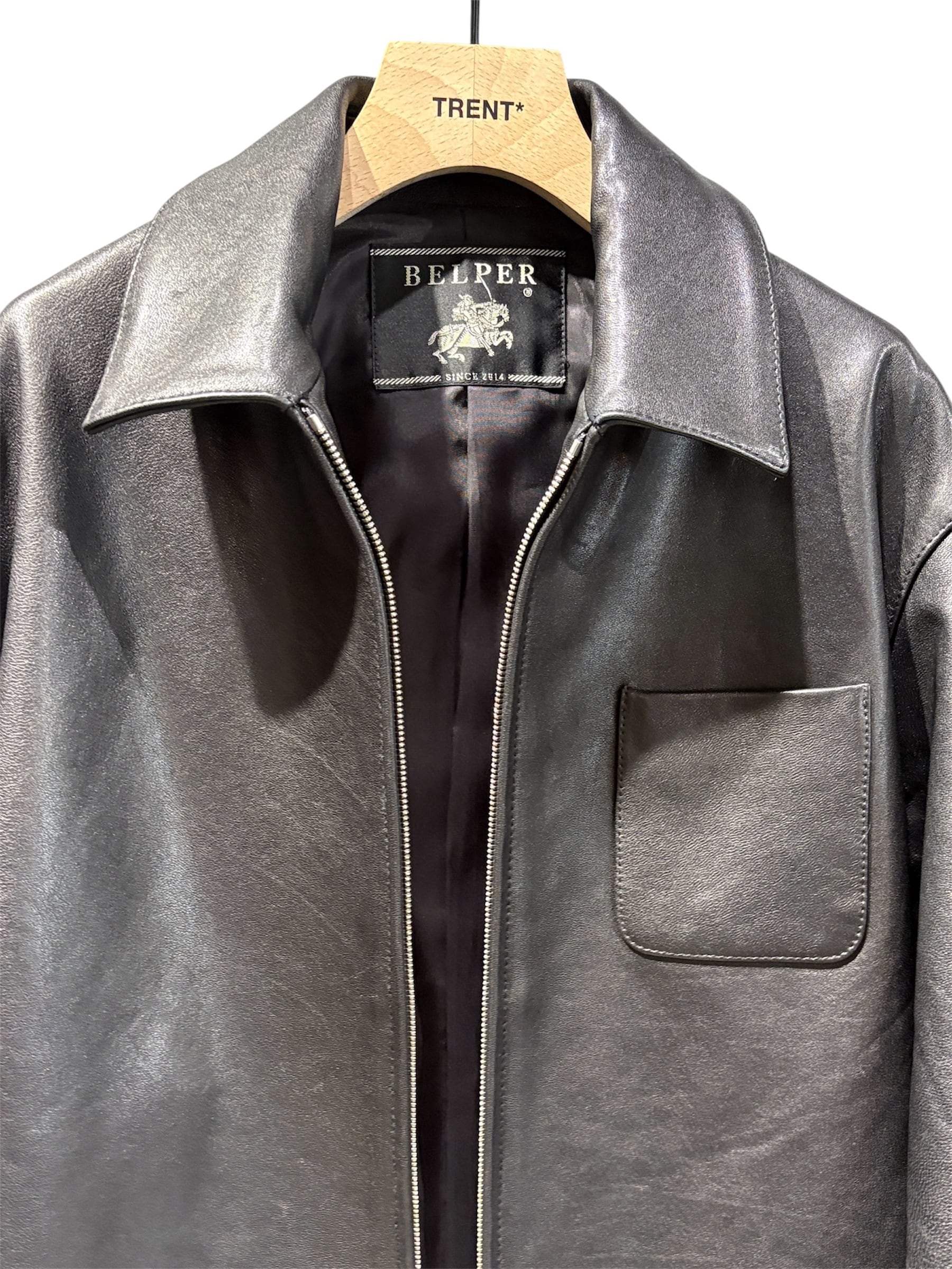 26AW | WOMEN】BELPER ベルパー / レザージャケット / LAMB LEATHER