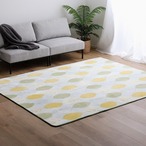 マイクロファイバー・デザインラグマットXLサイズ(200×300cm)洗えるラグマット