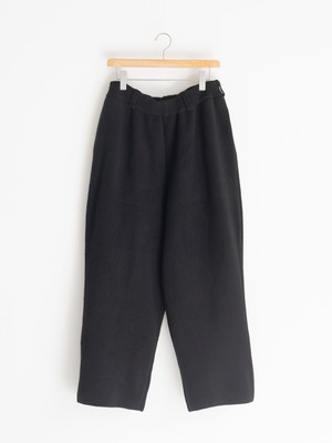 SEEALL KNIT BUGGY PANTS BLACK SAU51 KJ687S