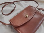 AMERICA 1990’s OLD COACH “Brown Leather” shoulder bag