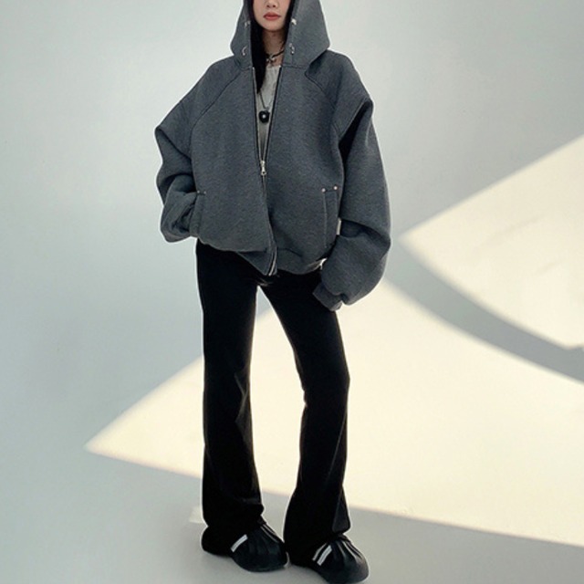 ring design zip hoodie　リングデザインジップパーカー　J1273