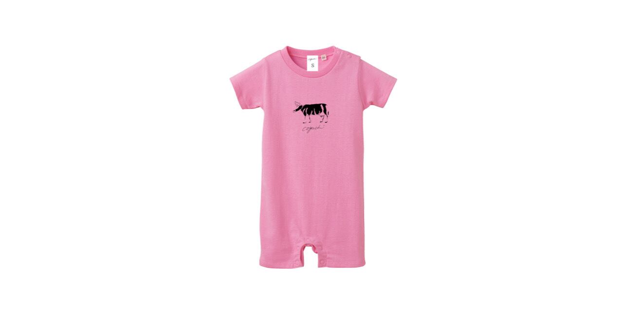 coguchi baby rompers 80cm (PNK)