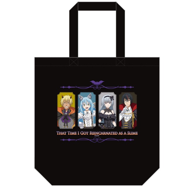 【4571576732368先】転生したらスライムだった件 【描き下ろし】トートバッグ　（集合/ハロウィン）