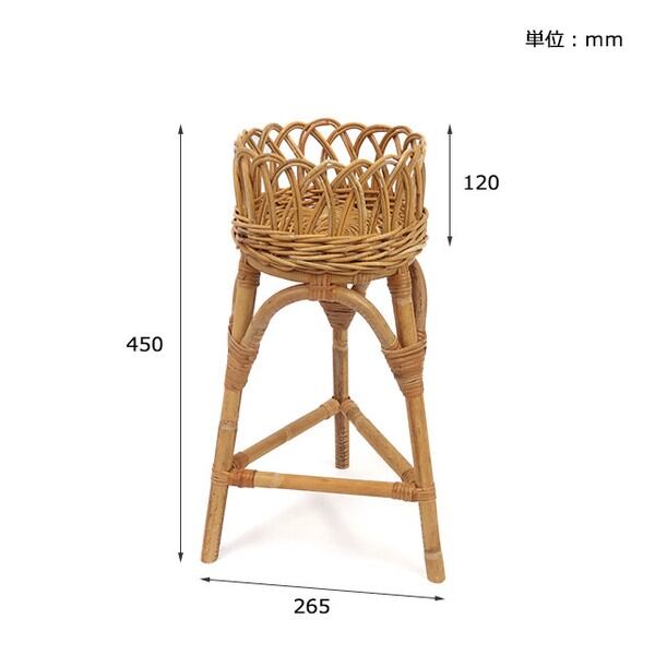フラワースタンド 2サイズ JUGLAS / ユグラ(籐・ラタン家具) / 家具