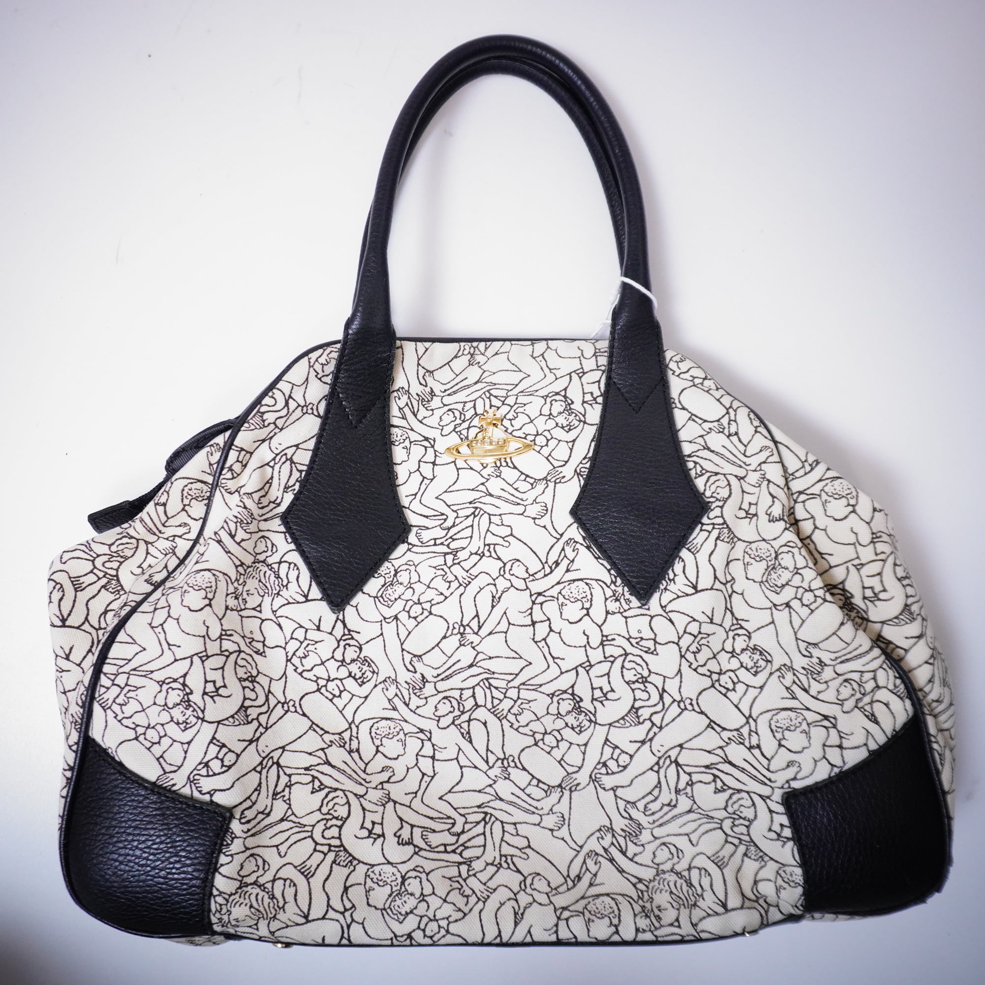 レア入手困難【美品】ヴィヴィアンマン ボディバッグ ギャラクシー ミルキーウェイ Vivienne Westwood】ヴィヴィアンウエストウッド ヤスミン 天使総柄