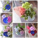 配信でフルエールで作るミニブーケ