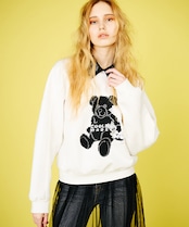 COOLAベアープリントTOPS (WHITE) CQ-48004